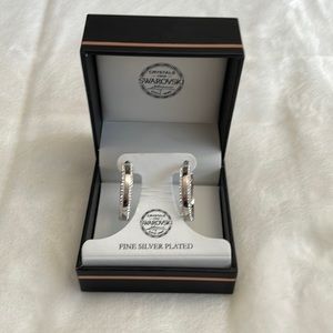 Crystals from Swarovski Hoop Earrings